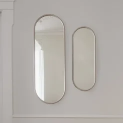 AYTM Angui speil, gråbrunt, høyde 78 cm, glass, stål Discount