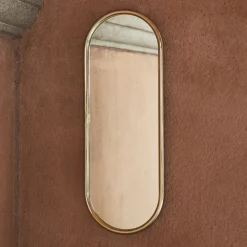 AYTM Angui speil, gullfarget, høyde 78 cm, glass, stål New