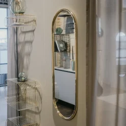 AYTM Angui speil, gullfarget, høyde 78 cm, glass, stål New
