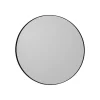 AYTM Circum speil, grå/svart, Ø 70 cm, glass, MDF-tre| Møbel Og Interiør