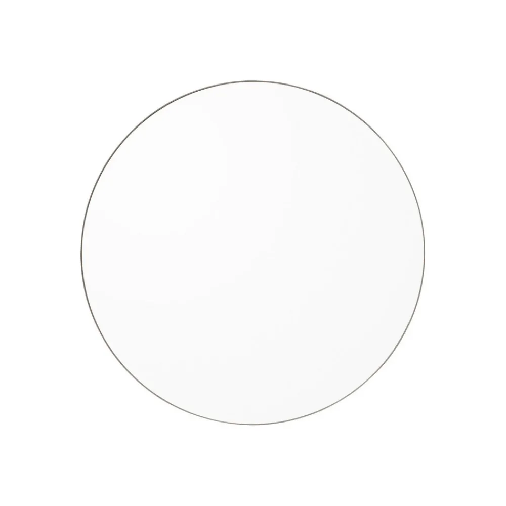 AYTM Circum speil, klar / gråbrun, Ø 70 cm, glass, tre New
