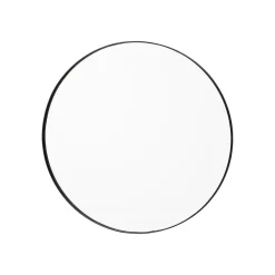 AYTM Circum speil, klar / svart, Ø 70 cm, glass, MDF-tre| Møbel Og Interiør