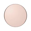 AYTM Circum-speil, rosefarget, Ø 70 cm, glass, MDF-tre| Møbel Og Interiør