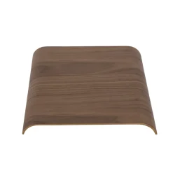 AYTM Curva brett, valnøttfarget, 33 x 32 x 4 cm, tre| Møbel Og Interiør