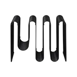 AYTM Curva magasinholder, svart, bredde 40 cm, stål| Møbel Og Interiør