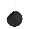 AYTM Globe blomsterpotte, hengende, Ø 21 cm, svart, aluminium Discount