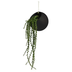 AYTM Globe blomsterpotte, hengende, Ø 21 cm, svart, aluminium Discount