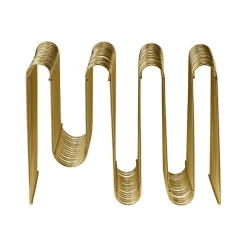 AYTM Magasinholder Curva, gull, bredde 40 cm, stål| Møbel Og Interiør