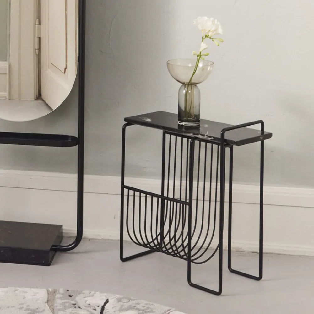 AYTM Magasinholder Sino, sidebord, svart| Møbel Og Interiør