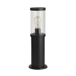 Searchlight Bakerloo sokkellampe, IP44, svart, høyde 45 cm, metall Sale