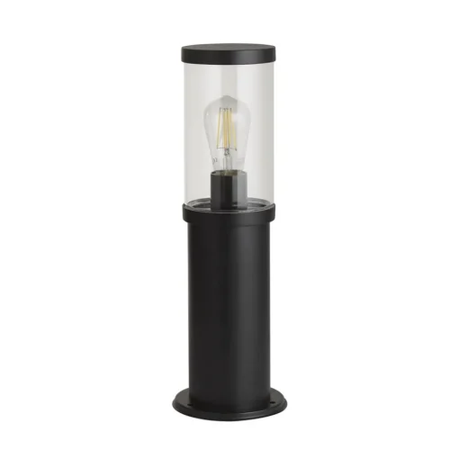 Searchlight Bakerloo sokkellampe, IP44, svart, høyde 45 cm, metall Sale
