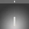 JUST LIGHT. GmbH BARE LYS. Fest hengelampe med oppladbar LED, hvit, jern Online