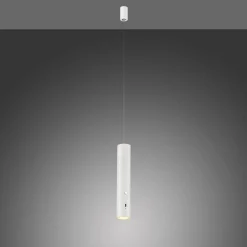 JUST LIGHT. GmbH BARE LYS. Fest hengelampe med oppladbar LED, hvit, jern Online