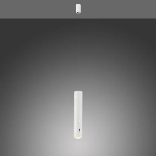 JUST LIGHT. GmbH BARE LYS. Fest hengelampe med oppladbar LED, hvit, jern Online