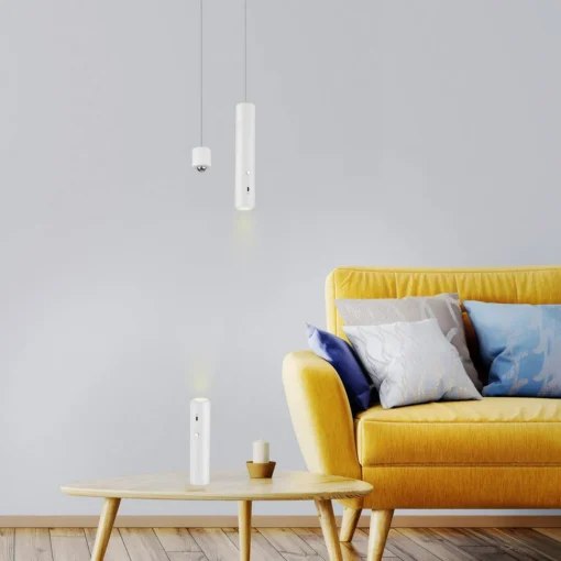 JUST LIGHT. GmbH BARE LYS. Fest hengelampe med oppladbar LED, hvit, jern Online