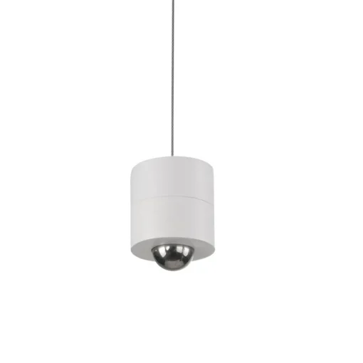 JUST LIGHT. GmbH BARE LYS. Fest hengelampe med oppladbar LED, hvit, jern Online
