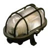 Müller-Licht Basic oval vegglampe, svart Discount