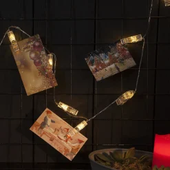 STAR TRADING Batteridrevet LED-bildelyslenke Clippy, timer Best