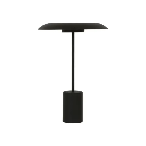 Beacon Lighting Beacon LED-bordlampe Smith, svart, metall, USB-port Best