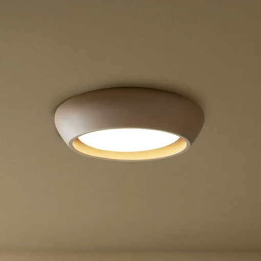 Beacon Lighting Beacon taklampe Fjord, brun, gips, Ø 28 cm, GX53| Taklamper