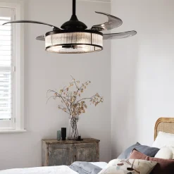 Beacon Lighting Beacon takvifte lys Fanaway Corbelle svart lydløs Online