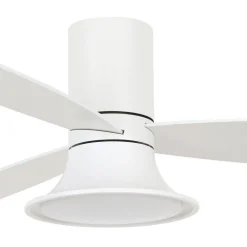 Beacon Lighting Beacon takvifte med lys Flusso hvit Ø 132 cm stille| Takvifter|Moderne Takvifter