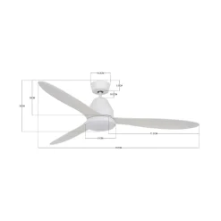 Beacon Lighting Beacon takvifte med lys Whitehaven hvit lydløs Outlet