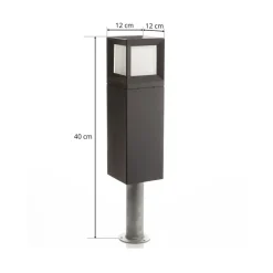 BEGA 84604 - LED-sokkellampe grafitt, 3 000 K| Sokkellamper