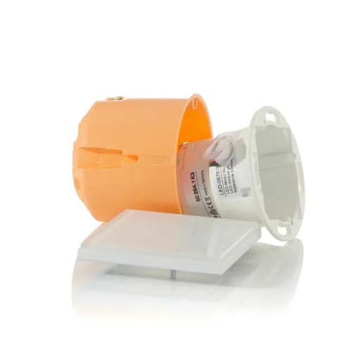 BEGA Accenta veggmontering kantet ring hvit 315lm| Downlights