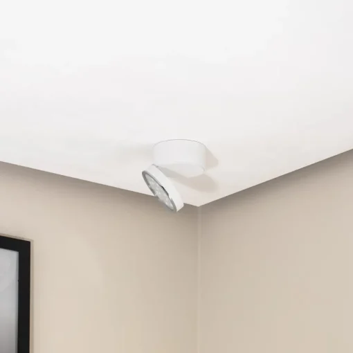 BEGA downlight 51312.1, hvit, metall, DALI-svingbar| Butikkbelysning