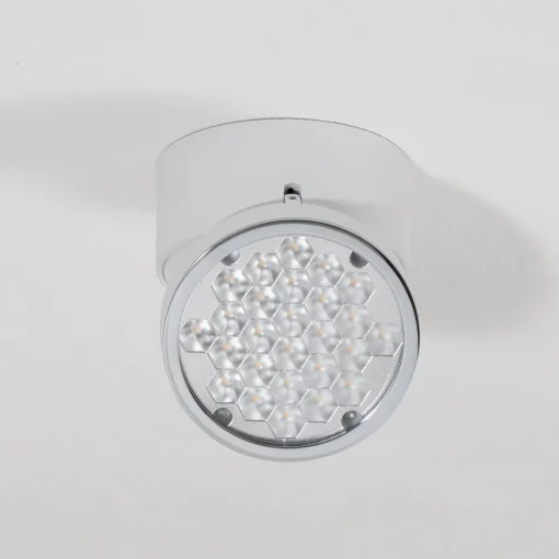 BEGA downlight 51312.1, hvit, metall, DALI-svingbar| Butikkbelysning