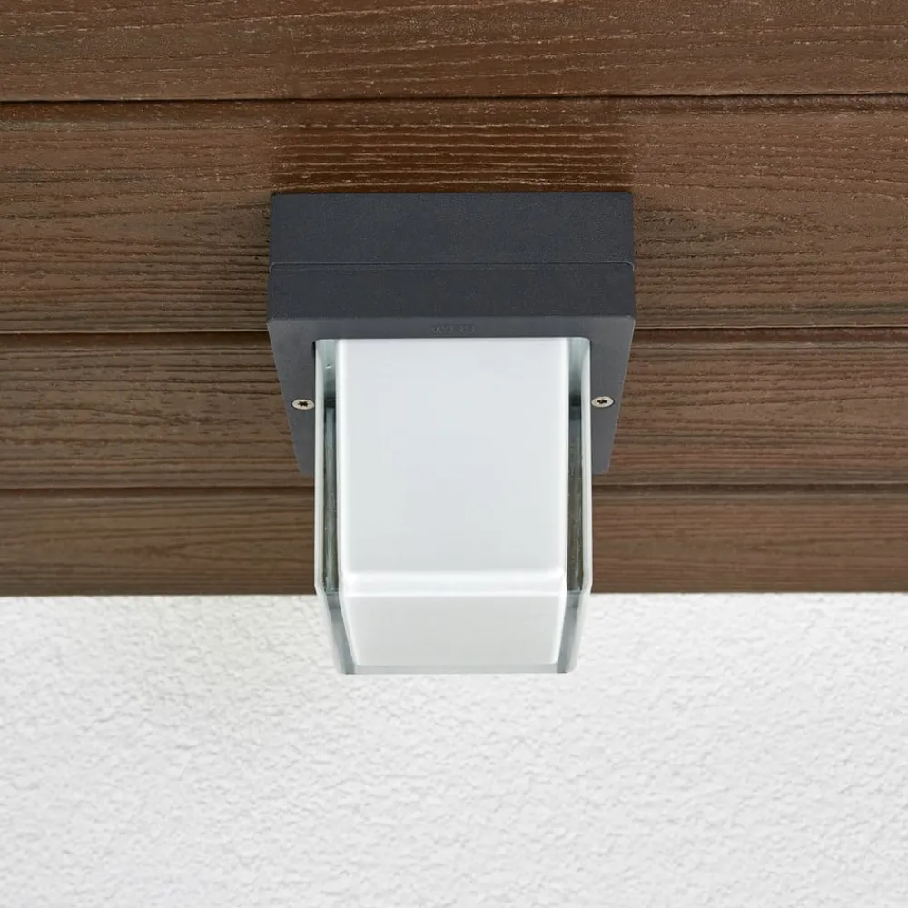 BEGA 22432K3 utendørs LED-vegglampe, grafitt 3000K| Kommersiell Utebelysning|Vegglamper Utendørs