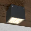 BEGA 66157K3 utendørs taklampe, grafitt 3000K 38° Hot