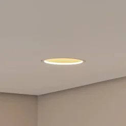 BEGA LED innfelt takspot Studio Line, hvit/messing, støpt aluminium Outlet