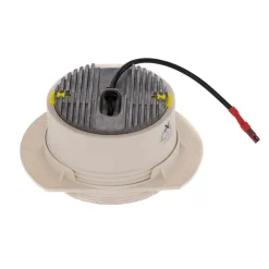 BEGA LED innfelt takspot Studio Line, svart/messing, aluminium| Butikkbelysning