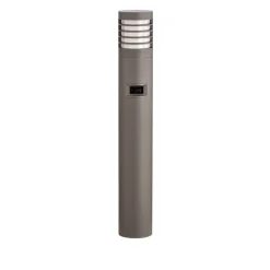 BEGA LED-gatelampe 85061AK3, grå, 3000 K, støpt aluminium| Gatebelysning, Pullert Belysning