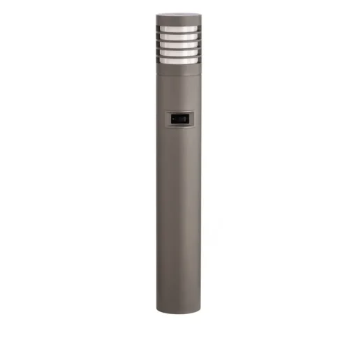 BEGA LED-gatelampe 85061AK3, grå, 3000 K, støpt aluminium| Gatebelysning, Pullert Belysning