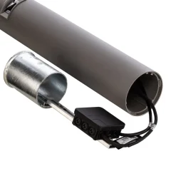 BEGA LED-gatelampe 85061AK3, grå, 3000 K, støpt aluminium| Gatebelysning, Pullert Belysning