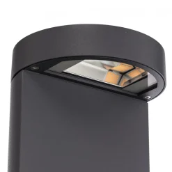 BEGA LED-sokkellampe 84749, grafitt, støpt aluminium, glass| Sokkellamper