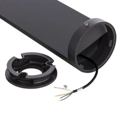 BEGA LED-sokkellampe 84749, grafitt, støpt aluminium, glass| Sokkellamper