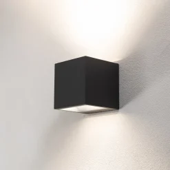 BEGA utendørs vegglampe 24135 K3, grafitt, opp/ned, DALI Online