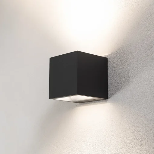 BEGA utendørs vegglampe 24135 K3, grafitt, opp/ned, DALI Online