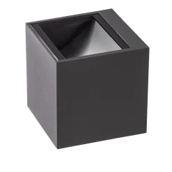 BEGA utendørs vegglampe 24135 K3, grafitt, opp/ned, DALI Online