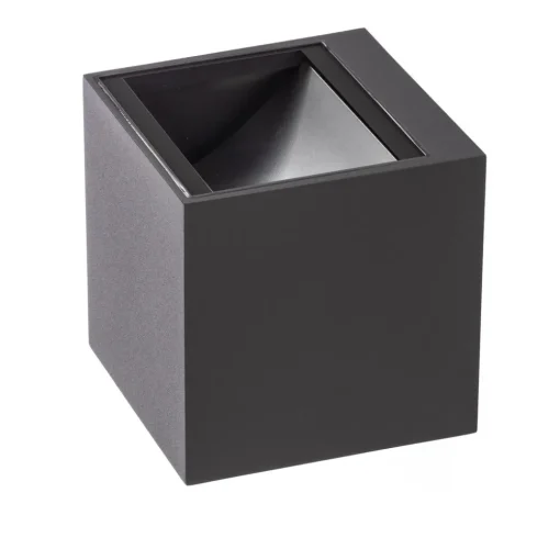 BEGA utendørs vegglampe 24135 K3, grafitt, opp/ned, DALI Online
