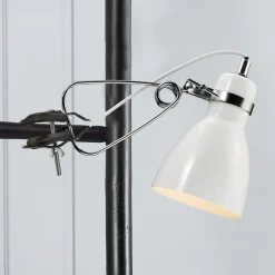 Nordlux Blank klemmelampe Clone hvit| Bordlamper