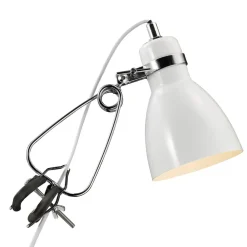 Nordlux Blank klemmelampe Clone hvit| Bordlamper