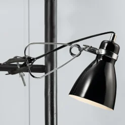 Nordlux Blank klemmelampe Clone svart