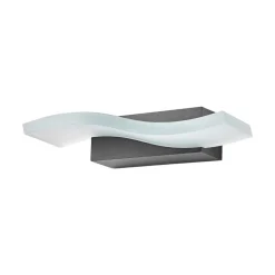 Lindby Bølgeformet LED-utevegglampe Jirka Outlet