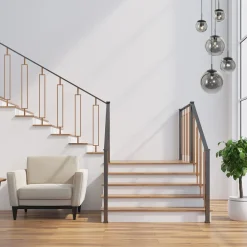 Steinhauer Bollique hengelampe, røykgrå/svart, glass, 5 lyskilder Sale