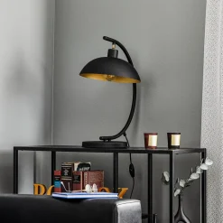 ALDEX Bordlampe 1036, 1 lyskilde, svart-gull New